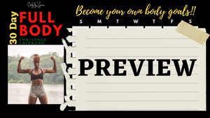 Workout Calendar: Full Body 30 Day Challenge